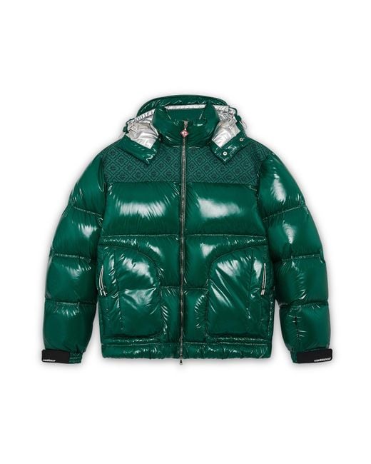 Casablanca Paris Green Doudoune En Nylon for men