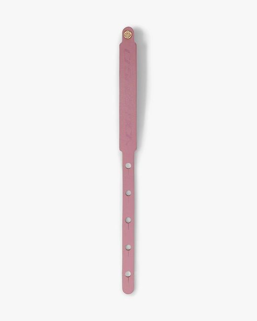 Casablanca Paris White Leather Wristband By for men