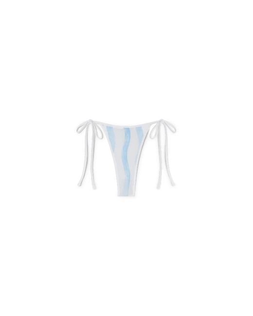 Casablanca Paris Blue Wave Bikini Bottoms
