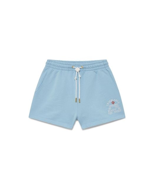 Casablanca Paris Blue Short De Survêtement Beauty Of The World