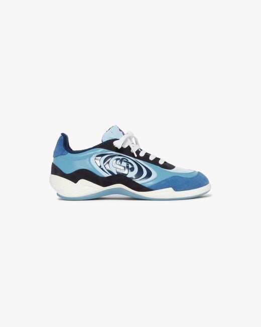 Casablanca Paris Blue Squash Indoor Sneaker, Size By