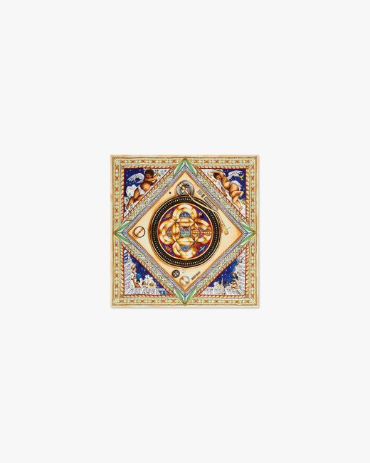 Casablanca Paris White Foulard De Taille Moyenne En Soie Plafond Orne De Musique for men