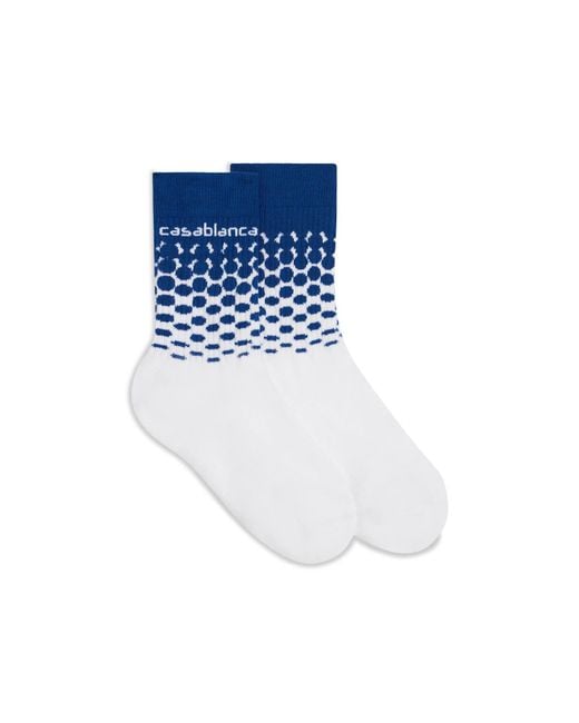Casablanca Paris Blue Chaussettes Dégradées Beyond Destiny for men