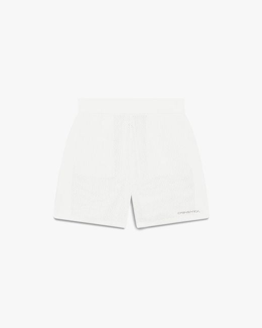 Casablanca Paris White Short Blanc En Mesh for men