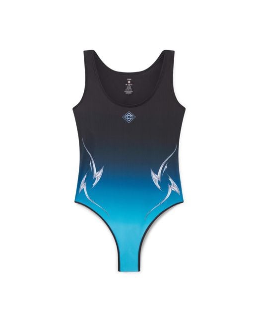 Casablanca Paris Blue Maillot De Bain Blades