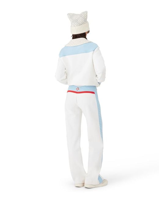 Casablanca Paris White Hybrid Ski Track Jacket, By