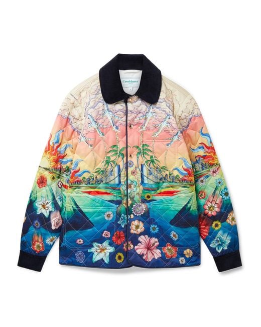 Casablanca Paris Blue Veste De Chasse L'Envol for men