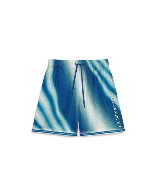 Casablanca Paris Blue Short En Soie The Art Of The Serve for men