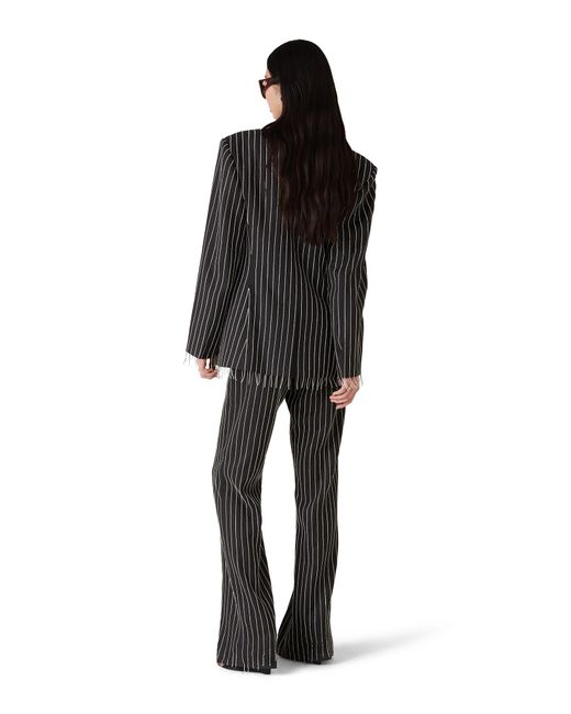 Casablanca Paris Black Crystal Embellished Tailored Jacket, Size By