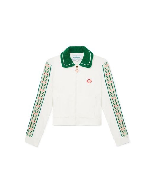 Casablanca Paris Green Laurel Track Jacket, By