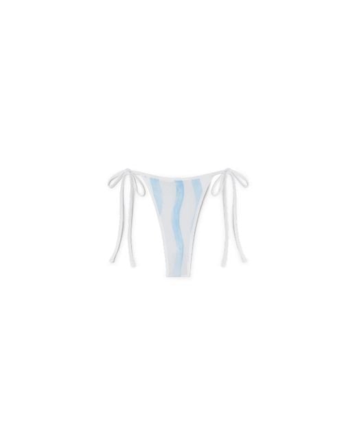 Casablanca Paris Blue Wave Bikini Bottoms