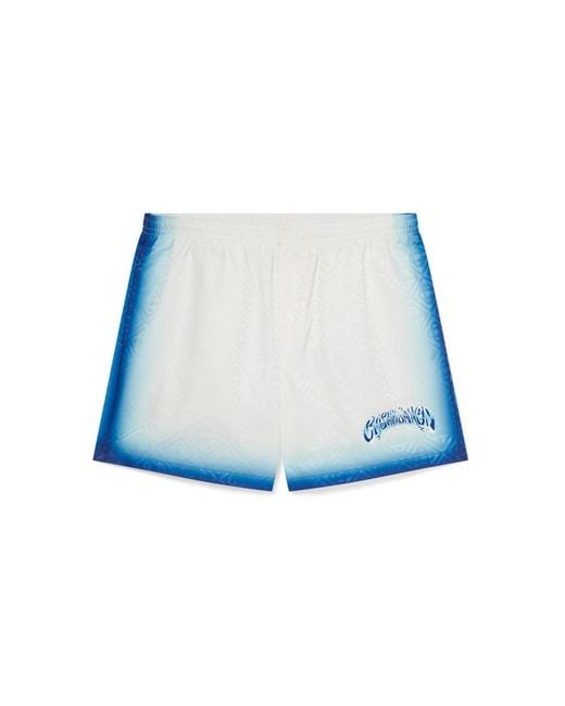Casablanca Paris Blue Short De Bain Bleu Délavé for men