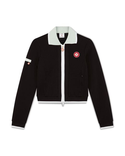 Casablanca Paris Black Veste De Survêtement En Viscose