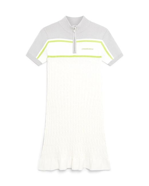 Casablanca Paris White Robe Polo Tennis