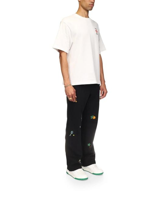 Casablanca Paris White Casa Sport 3D Oversized Short Sleeve T-Shirt, By