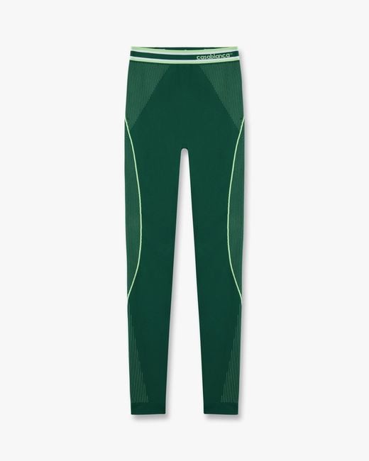 Casablanca Paris Green Seamless Leggings, By