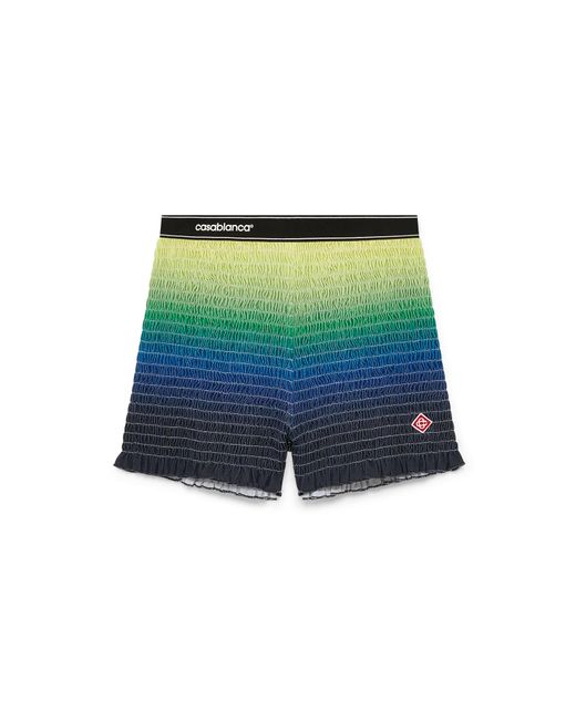 Casablanca Paris Green Short Dégradé