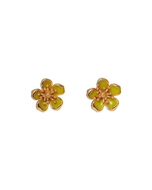 Casablanca Paris Yellow Flower Earrings By for men