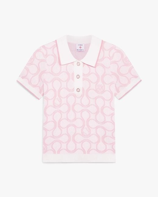 Casablanca Paris Pink Polo Optic Drop