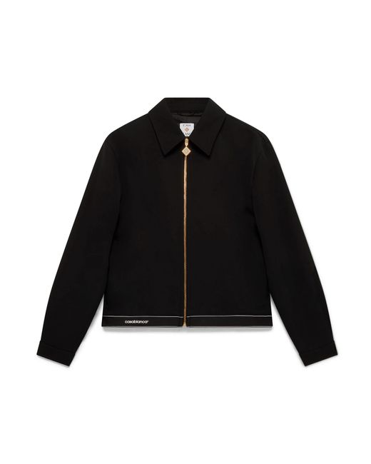 Casablanca Paris Black Veste De Costume Sportif En Laine for men