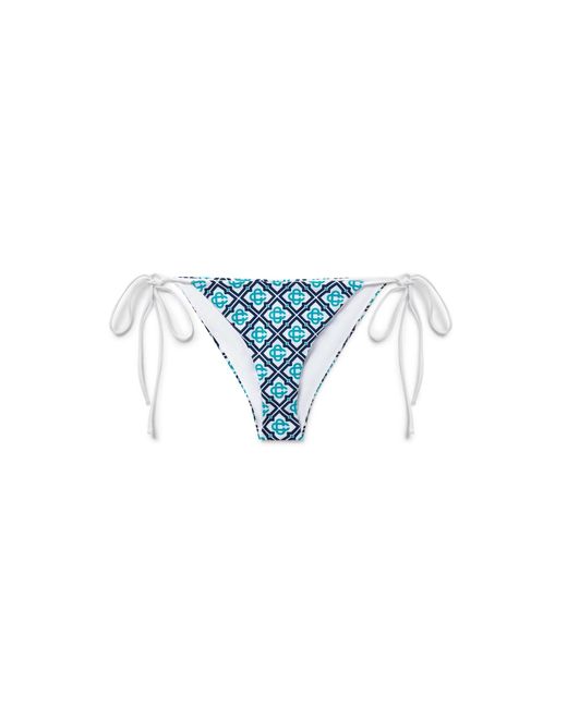 Casablanca Paris Blue Monogram Bikini Bottom