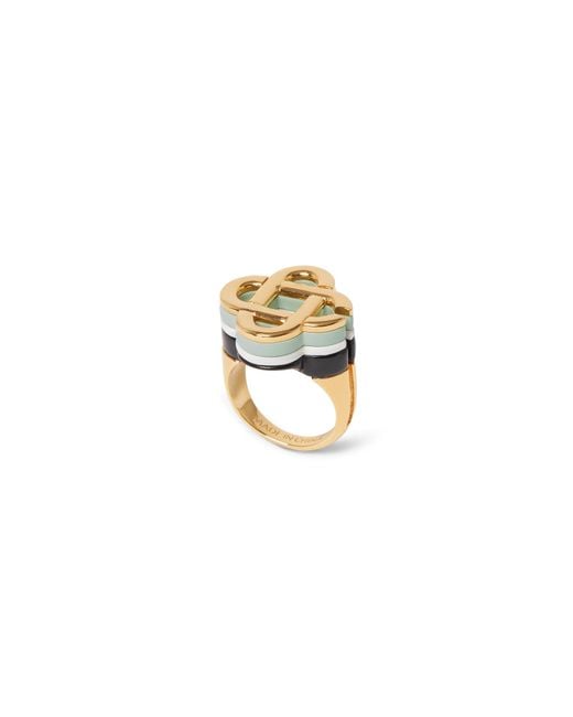 Casablanca Paris White Hiking Stacked Ring, By for men