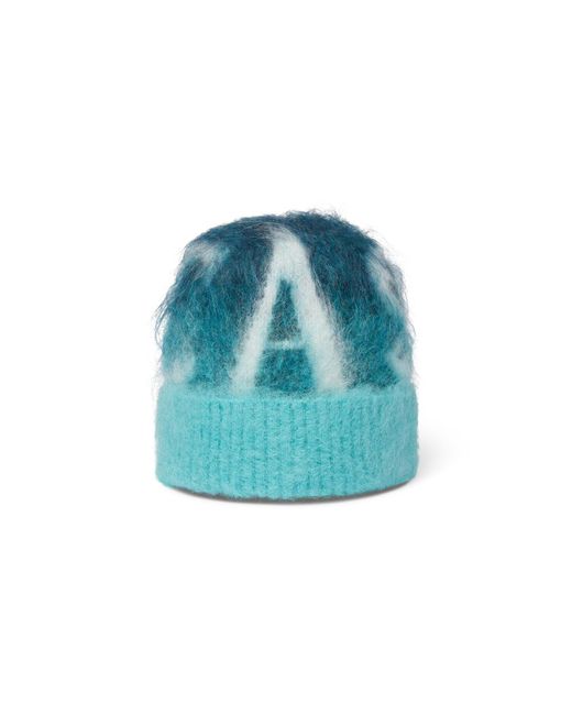 Casablanca Paris Blue Bonnet À Logo Dégradé Midnight for men