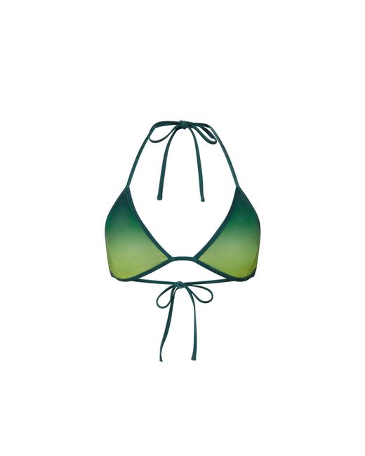 Casablanca Paris Green Gradient Bikini Top