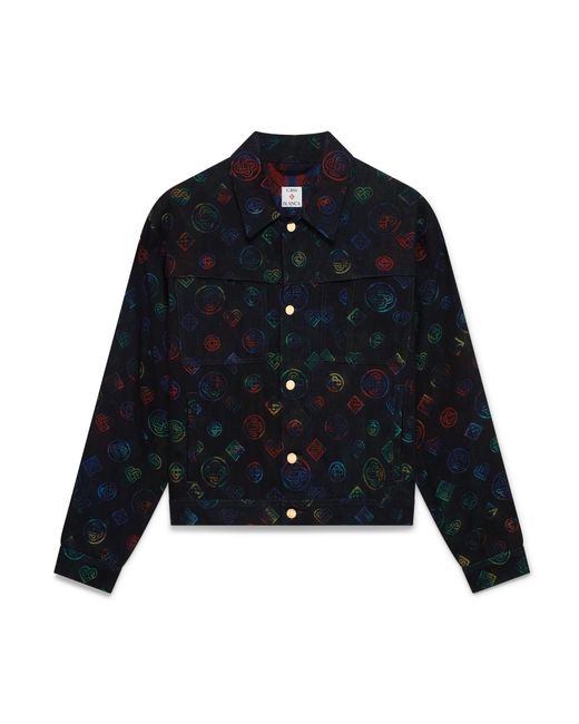 Casablanca Paris Blue Veste En Jean Heatmap for men