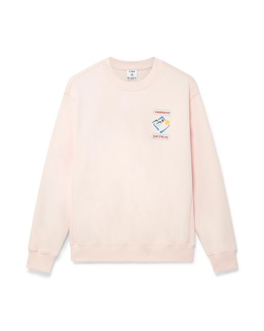 Casablanca Paris Pink Sweat-Shirt Casablanca Montagne Sportif