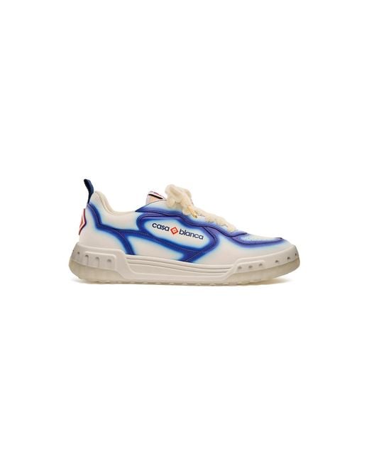 Casablanca Paris Blue Sneakers Pour Homme Bleu Dégradé Court for men