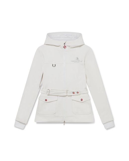 Casablanca Paris White Veste De Ski À Capuche