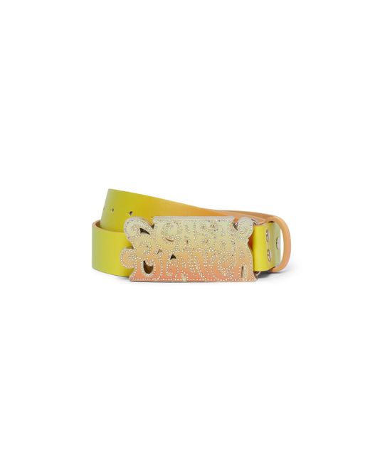 Casablanca Paris Yellow La Musique Belt, By for men