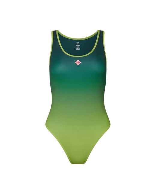 Casablanca Paris Green Maillot De Bain Dégradé