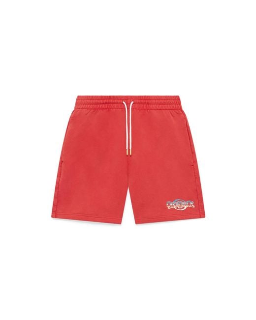 Casablanca Paris Red Short De Survêtement Chrome for men