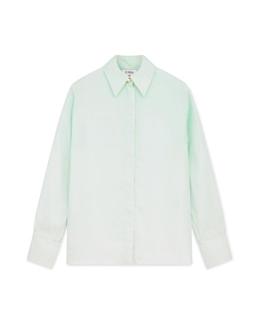 Casablanca Paris White Gradient Monogram Jacquard Shirt, By for men