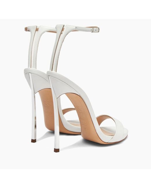 Casadei White Blade Marta Leather