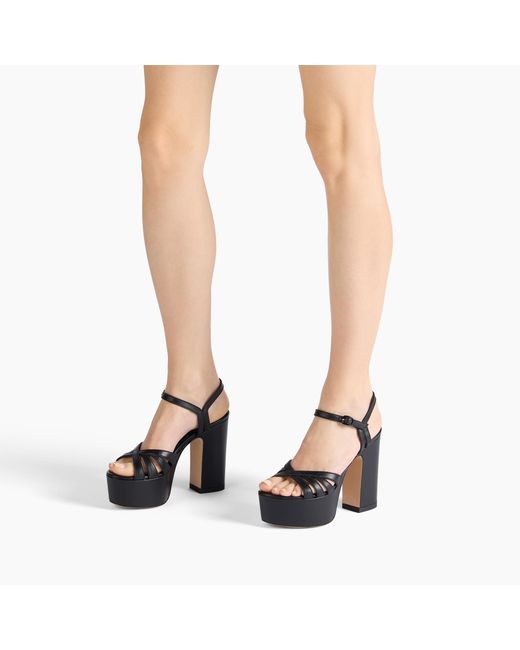 Casadei Black Elsa Platform