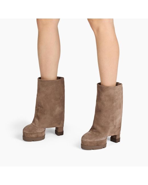 Casadei Brown Nancy Ankle Boot