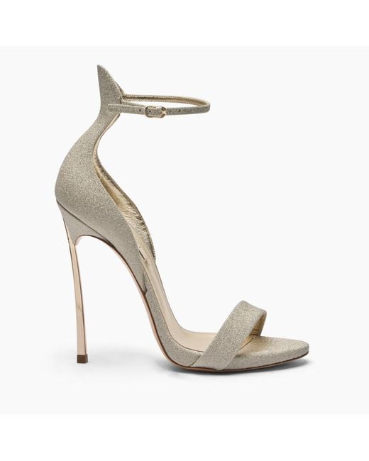 Casadei Metallic Cappa Blade Solar Eclipse Sandal