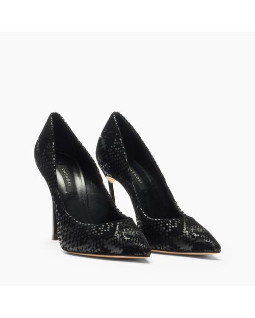 Casadei Black Blade Kitana Pump