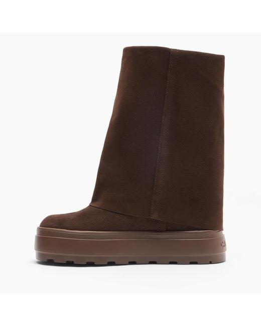 Casadei Brown Double Face High Boot