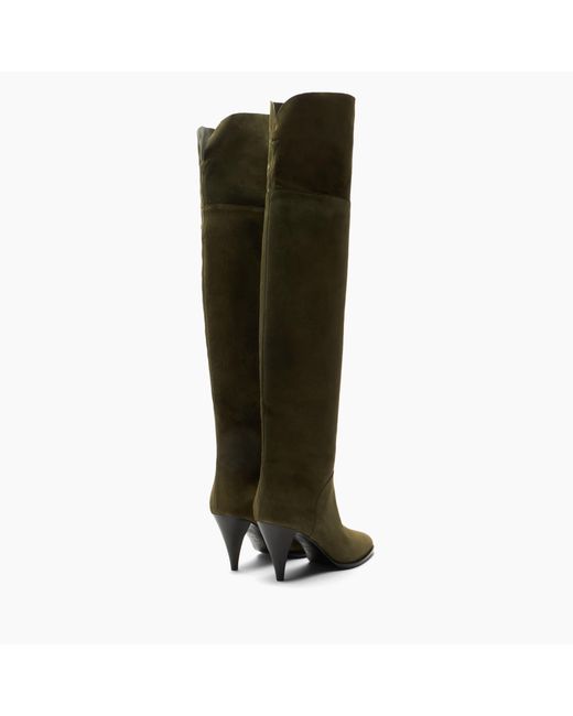 Casadei Green Venus Nomad Over The Knee