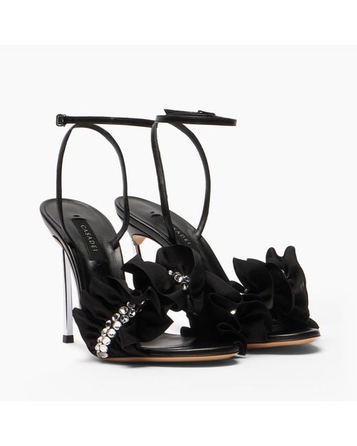 Casadei Black Blade Annabel Sandal