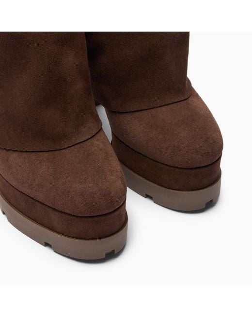 Casadei Brown Nancy Ankle Boot