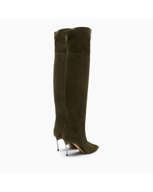 Casadei Green Blade Nomad Over The Knee