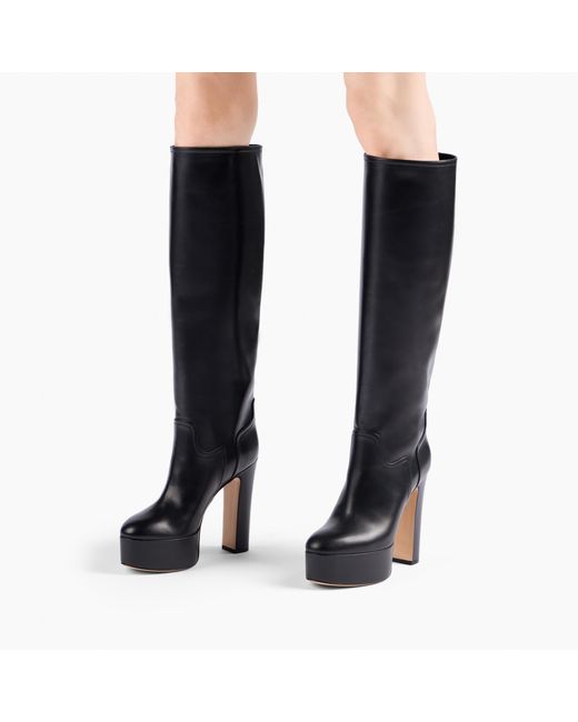 Casadei Black Patty Boot