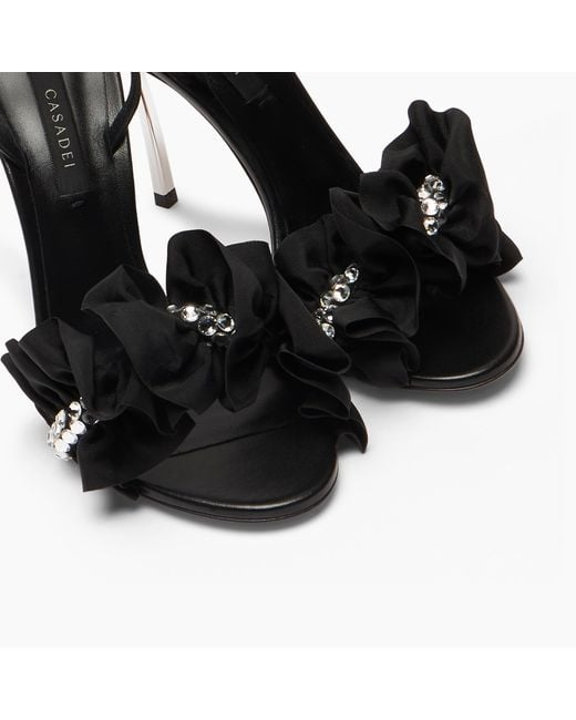 Casadei Black Blade Annabel Sandal