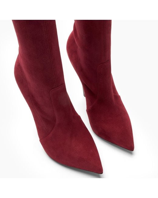 Casadei Red Blade Over The Knee