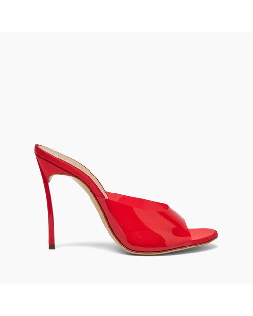 Casadei Red Blade Toe Cap